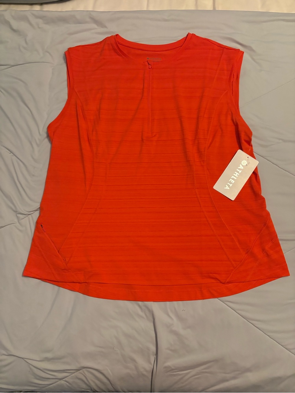 Athleta Women’s orange Sleeveless rashguard